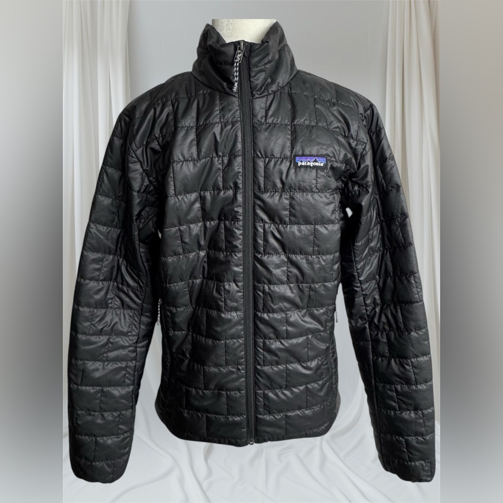 Men's Patagonia Black Nano Puff Insulated Jacket Size Small - Picture 2 of 6